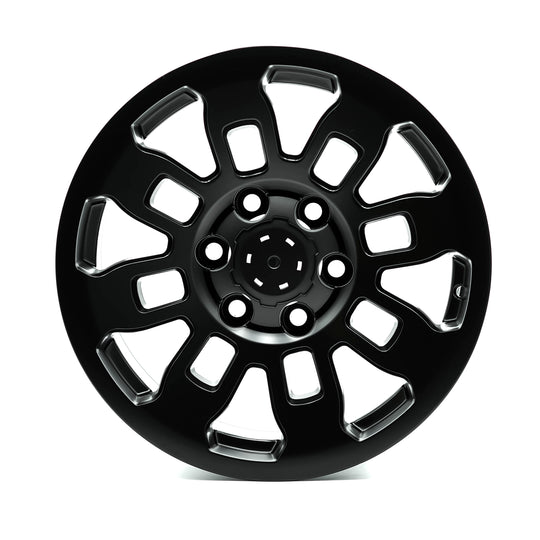 TT04 17080156139MB - OE+ TT04 17X8 6X139.7 15mm Matte Black - OE+ Wheels Canada