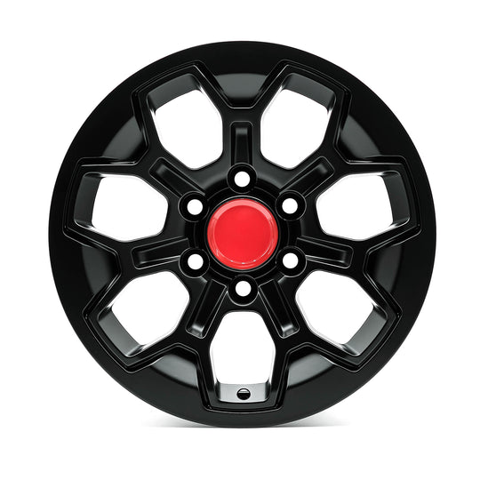 TT0617080256139NMB - OE+ TT06 17X8 6X139.7 25mm Matte Black - OE+ Wheels Canada