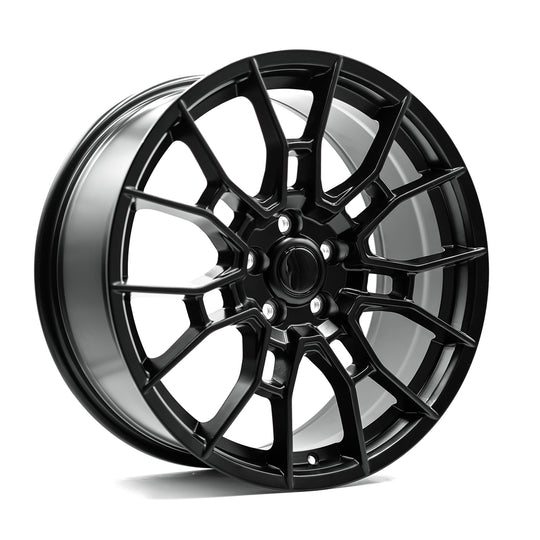TT0819085405114MB - OE+ TT08 19X8.5 5X114.3 40mm Matte Black - OE+ Wheels Canada