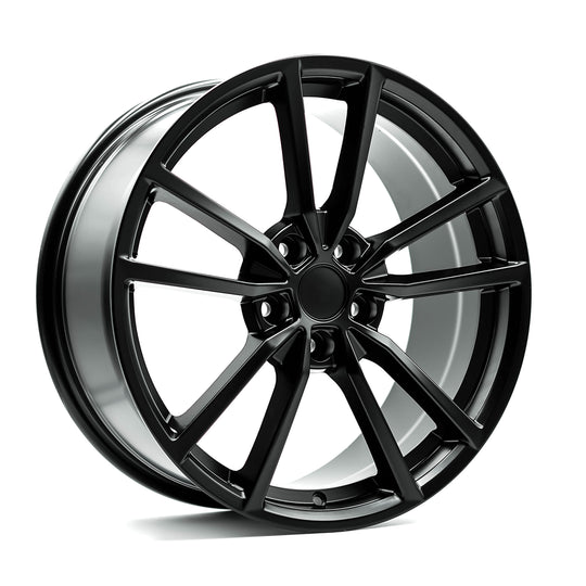 VW0218080455112MB - OE+ VW02 18X8 5X112 45mm Matte Black - OE+ Wheels Canada