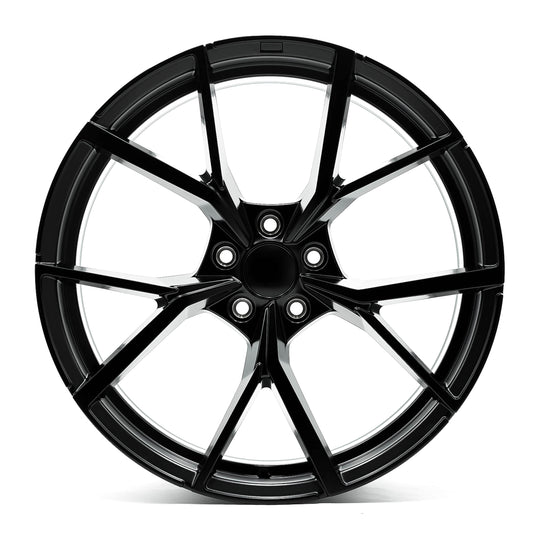VW0320085385112MB - OE+ VW03 20X8.5 5X112 38mm Matte Black - OE+ Wheels Canada