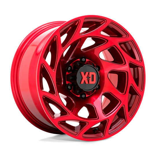 XD86079050912N - XD860 Onslaught 17X9 5X127 -12 mm Candy Red - XD Wheels Canada