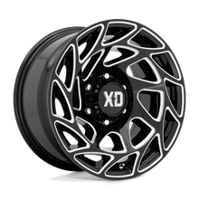 Charger l'image dans la galerie, XD86079077300 - XD860 Onslaught 17X9 6X120  0mm Gloss Black Milled - XD Wheels Canada