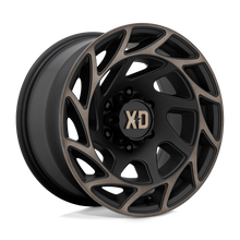 Load image into Gallery viewer, XD86079050600 - XD860 Onslaught 17X9 5X127  0mm Satin Black With Bronze Tint - XD Wheels Canada