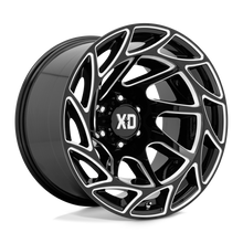 Load image into Gallery viewer, XD86021263344N - XD860 Onslaught 20X12 6X135 -44 mm Gloss Black Milled - XD Wheels Canada