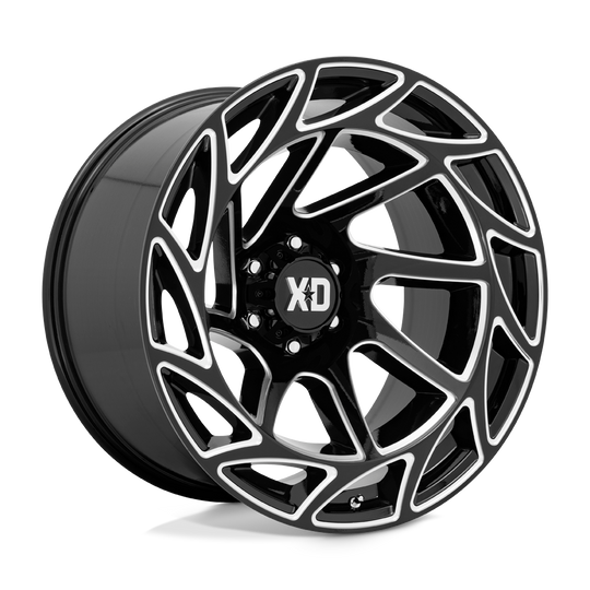 XD86022268344N - XD860 Onslaught 22X12 6X139.7 -44 mm Gloss Black Milled - XD Wheels Canada