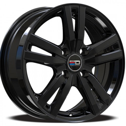 OTT1560G3567GBT - Euro Design Ottano 15X6 5X114.3 ET 35mm Gloss Black - Euro Design Wheels Canada