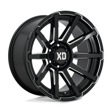 Charger l'image dans la galerie, XD84729052330 - XD847 Outbreak 20X9 5X120  30mm Gloss Black Milled - XD Wheels Canada