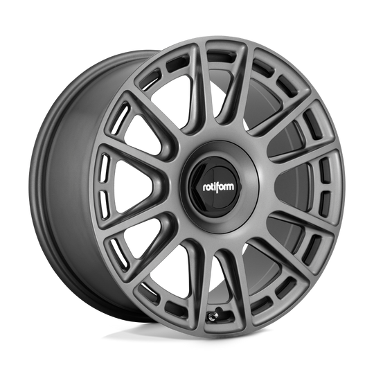 R1581885F8+45 - Rotiform R158 Ozr 18X8.5 5X112  45mm Matte Anthracite - Rotiform Wheels Canada
