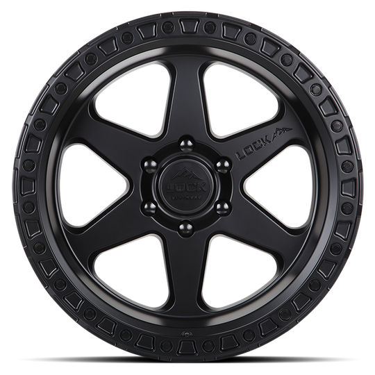 OLYMPUS-7957MB - Lock Offroad Olympus 17X9 5X127 ET -12mm Matte Black - Lock Offroad Wheels Canada