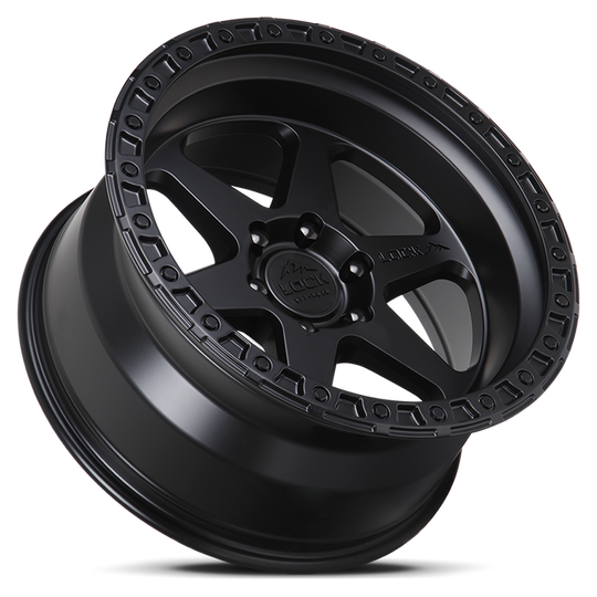 OLYMPUS-8957MB1 - Lock Offroad Olympus 18X9 5X127 ET 1mm Matte Black - Lock Offroad Wheels Canada