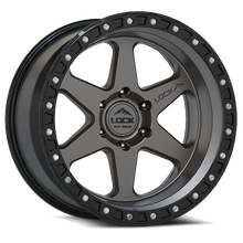 Load image into Gallery viewer, OLYMPUS-2957MGMBR - Lock Offroad Olympus 20X9 5X127 ET 0mm Matte Grey With Black Ring - Lock Offroad Wheels Canada