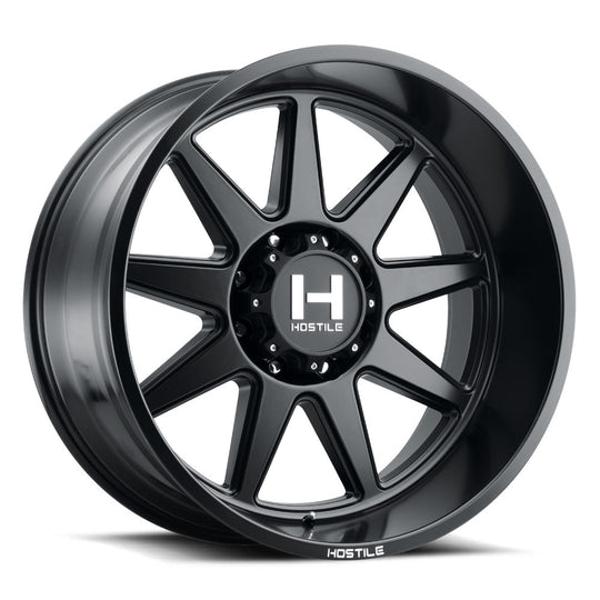 H121-2412655047BB - Hostile Omega 24X12 6X139.7 -44mm Asphalt Wheel - Hostile Wheels Canada