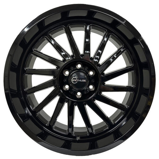 ENTP902A-2010W-21 - Enthuze Omega 20X10 8X170 -21mm Gloss Black - Enthuze Wheels Canada