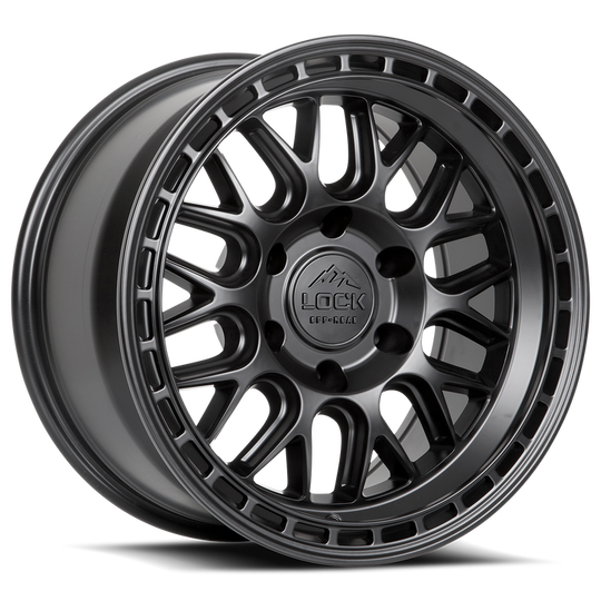ONYX-7957MB - Lock Offroad Onyx 17X9 5X127 ET 1mm Matte Black - Lock Offroad Wheels Canada