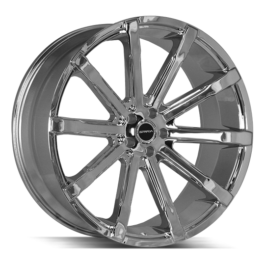 S48451515 - Strada S48 Osso 24X10 5x115 15mm Chrome - Strada Wheels Canada
