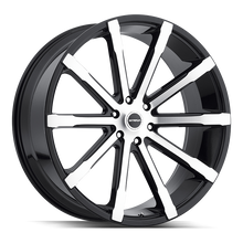 Load image into Gallery viewer, S48463924GBM - Strada S48 Osso 24X10 6x139.7 24mm Gloss Black Machined - Strada Wheels Canada