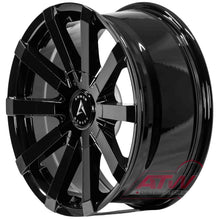 Charger l'image dans la galerie, B141-2410-10-117 - Armed Street Outlaw 24X10 Blank ET 25mm Gloss Black - Armed Street Wheels Canada