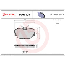 Charger l'image dans la galerie, KT00B53 Brembo Ceramic Brake Pad and Standard Vented  Brake Disc Kit Brembo Brake Canada
