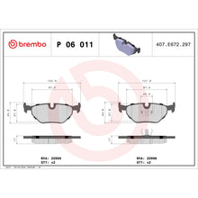 Load image into Gallery viewer, KT04499 Brembo Low-Met Brake Pad and Standard Solid  Brake Disc Kit Brembo Brake Canada