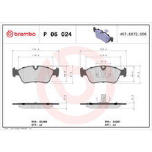 Load image into Gallery viewer, KT04437 Brembo Low-Met Brake Pad and UV Coated Solid  Brake Disc Kit Brembo Brake Canada