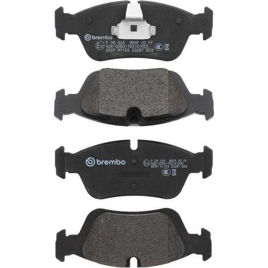 KT04437 Brembo Low-Met Brake Pad and UV Coated Solid  Brake Disc Kit Brembo Brake Canada