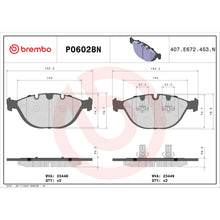 Load image into Gallery viewer, KT00A66 Brembo Ceramic Brake Pad and UV Coated Vented  Brake Disc Kit Brembo Brake Canada