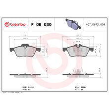 Load image into Gallery viewer, P06030 Brembo Premium Low-Met OE Equivalent Pad Brembo Brake Canada