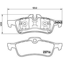 Load image into Gallery viewer, P06032 Brembo Premium Low-Met OE Equivalent Pad Brembo Brake Canada