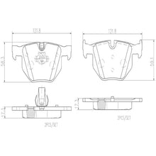 Load image into Gallery viewer, KT00A90 Brembo Ceramic Brake Pad and UV Coated Vented  Brake Disc Kit Brembo Brake Canada