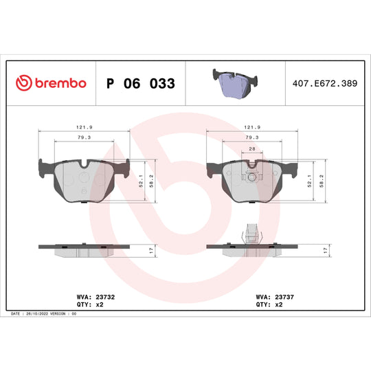 KTX4095 Brembo Low-Met Brake Pad and XTRA Vented Drilled Brake Disc Kit Brembo Brake Canada