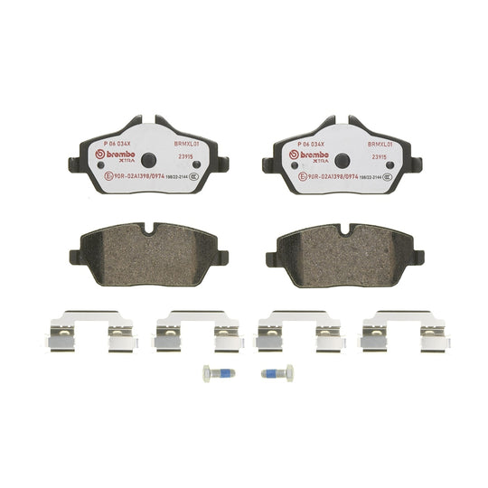 P06034X Brembo XTRA Low-Met Disc Brake Pad Set Brembo Brake Canada