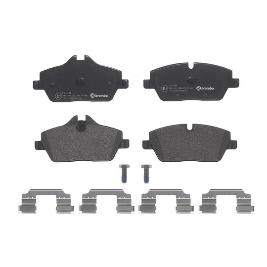 KT04335 Low-Met Brake Pad and UV Coated Vented  Brake Disc Kit Brembo Canada