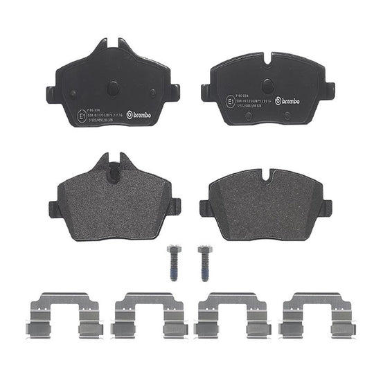 KT04335 Low-Met Brake Pad and UV Coated Vented  Brake Disc Kit Brembo Canada
