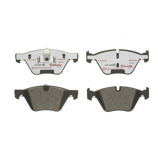 P06036X Brembo XTRA Low-Met Disc Brake Pad Set Brembo Brake Canada