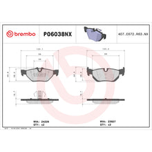 Charger l'image dans la galerie, P06038NX Brembo XTRA Ceramic Disc Brake Pad Set Brembo Brake Canada