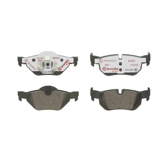 P06038X Brembo XTRA Low-Met Disc Brake Pad Set Brembo Brake Canada