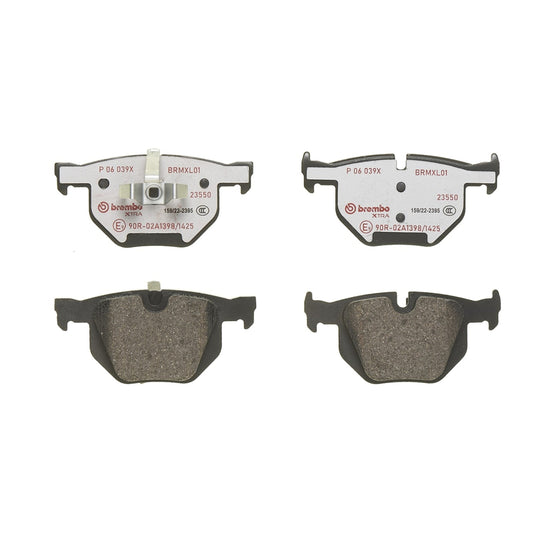 P06039X Brembo XTRA Low-Met Disc Brake Pad Set Brembo Brake Canada