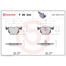 Load image into Gallery viewer, KT04448 Brembo Low-Met Brake Pad and UV Coated Solid  Brake Disc Kit Brembo Brake Canada