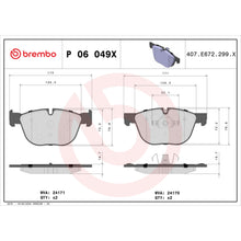Load image into Gallery viewer, P06049X Brembo XTRA Low-Met Disc Brake Pad Set Brembo Brake Canada