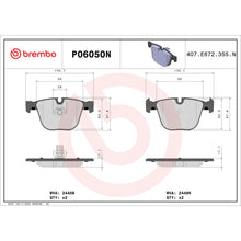Load image into Gallery viewer, P06050N Brembo PRIME Ceramic Disc Brake Pad Set Brembo Brake Canada