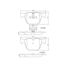 Load image into Gallery viewer, KT00C10 Brembo Ceramic Brake Pad and Composite Vented  Brake Disc Kit Brembo Brake Canada