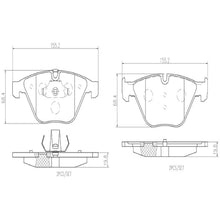 Load image into Gallery viewer, KT00A92 Brembo Ceramic Brake Pad and UV Coated Vented  Brake Disc Kit Brembo Brake Canada