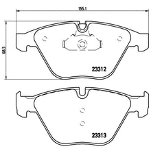 Load image into Gallery viewer, P06054X Brembo XTRA Low-Met Disc Brake Pad Set Brembo Brake Canada