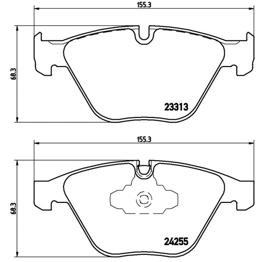 P06055X Brembo XTRA Low-Met Disc Brake Pad Set Brembo Brake Canada