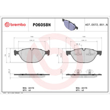 Load image into Gallery viewer, P06058N Brembo PRIME Ceramic Disc Brake Pad Set Brembo Brake Canada