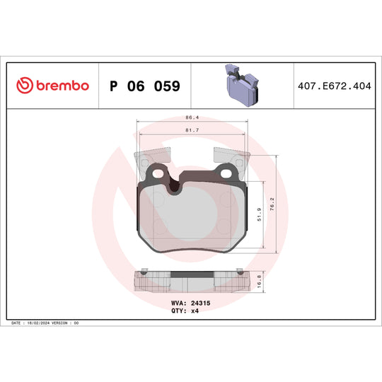 KT04409 Brembo Low-Met Brake Pad and UV Coated Vented  Brake Disc Kit Brembo Brake Canada