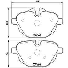 Load image into Gallery viewer, P06064X Brembo XTRA Low-Met Disc Brake Pad Set Brembo Brake Canada