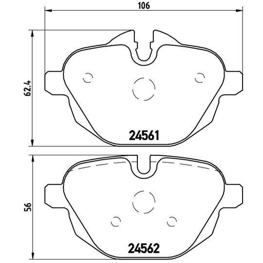 P06064X Brembo XTRA Low-Met Disc Brake Pad Set Brembo Brake Canada