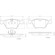 Load image into Gallery viewer, KT00B58 Brembo Ceramic Brake Pad and UV Coated Vented  Brake Disc Kit Brembo Brake Canada